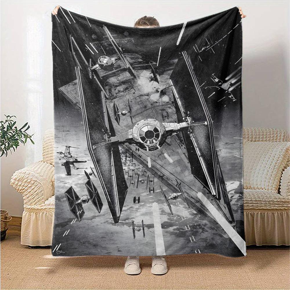 Star Wars Blanket Durable Comfort Suitable for Couch Picnics Chair All-Season Use Stylish Decor Ideal Gift for Friends Family Couples Picnic