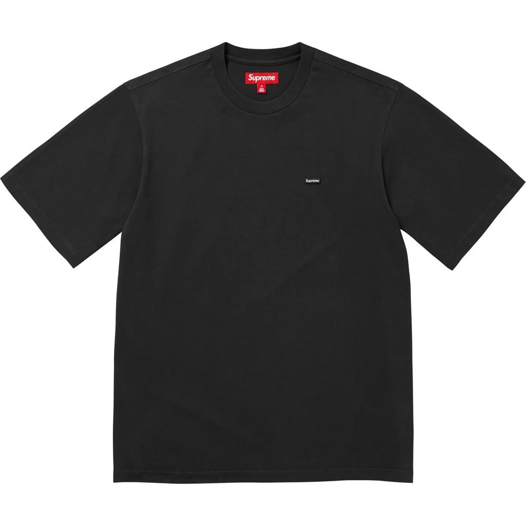 Supreme Черная футболка с маленькой коробкой