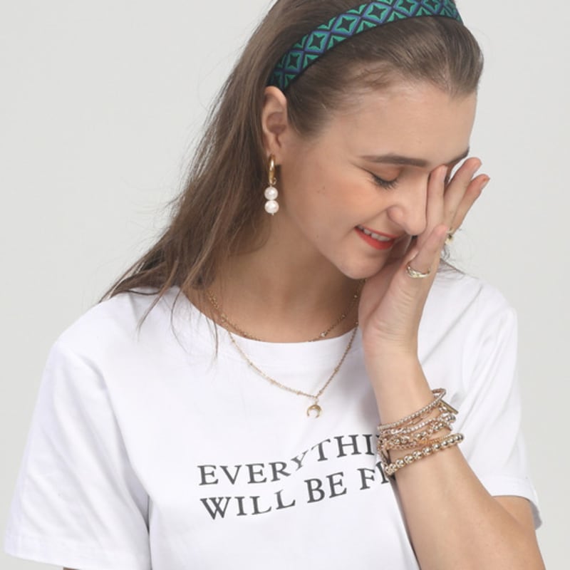 Повязка на голову с африканским узором LALA - ЧЕРНАЯ