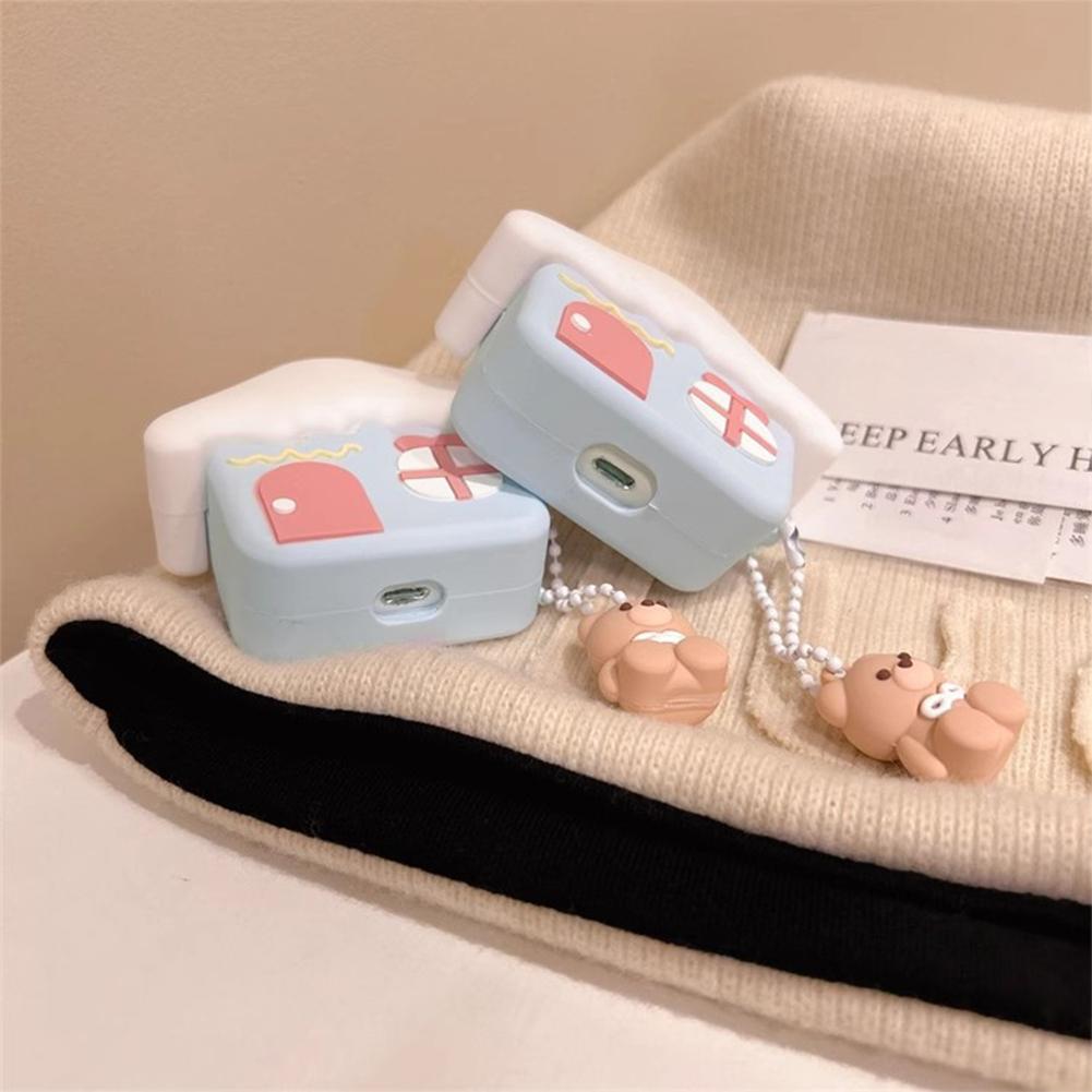Чехол Ice Cream House 3D, симпатичный силиконовый чехол для наушников AirPods 1/2/3/4 Pro 2 1, чехлы для зарядки