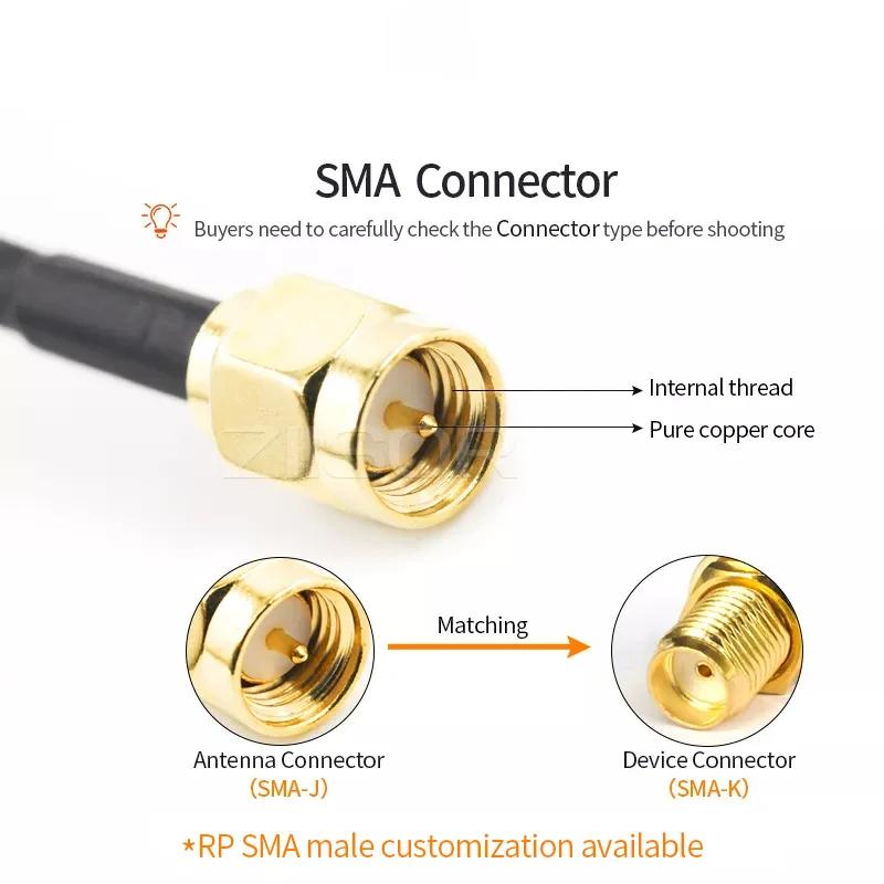 WiFi Antenna 2.4GHz for Internet Communication Mounted Magnet Aerial Router 3 meters