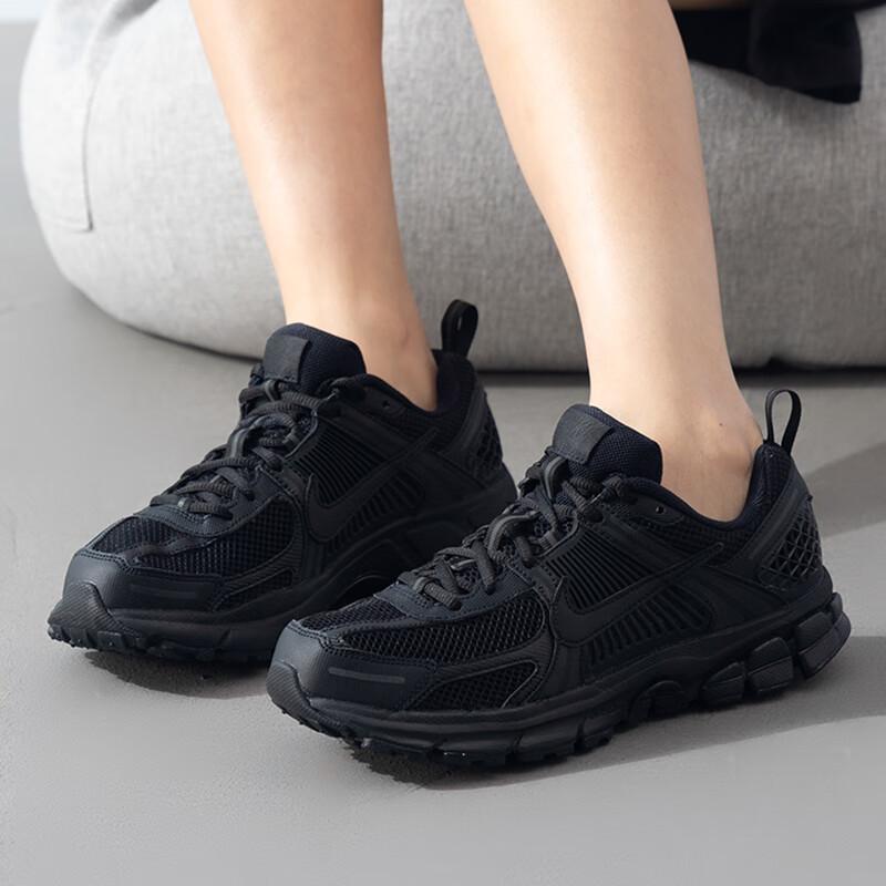 Nike Zoom Vomero 5 Нескользящие Износостойкие Низкие Детские Кроссовки для Бега Черные Унисекс Кроссовки HF6998-001