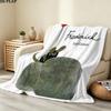 Frederick Print Flannel Blanket, High quality Comfortable for All Seasons, Home Decor, Warmth and Comfort, Perfect for Christmas Gifts