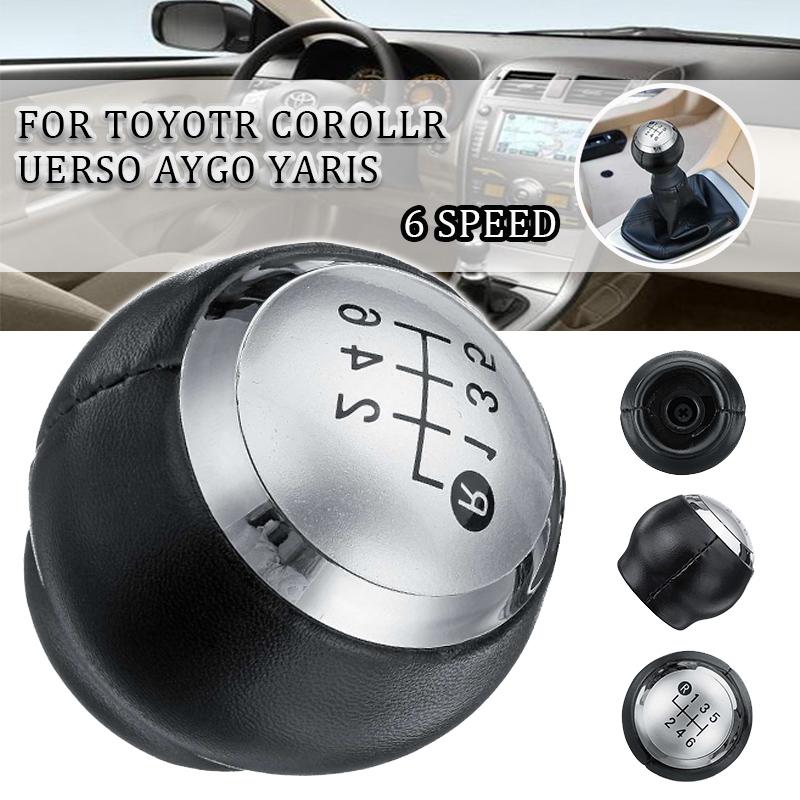 5/6-ступенчатая автомобильная ручка переключения передач, чехол для рычага переключения передач, кожа для Toyota Corolla RAV4 Avensis Yaris Verso Auris Aygo