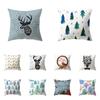 Christmas Theme Christmas Decoration Printing Pattern Cushion Cover Home Living Room Sofa Decoration Pillow Pillow Cover