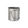Кружка Snow Peak Cup Sierra Cup Titanium Single Mug 450 мл MG-143 Cup Легкая для кемпинга на открытом воздухе (x 3)