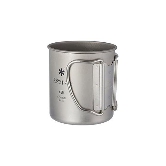 Кружка Snow Peak Cup Sierra Cup Titanium Single Mug 450 мл MG-143 Cup Легкая для кемпинга на открытом воздухе (x 3)