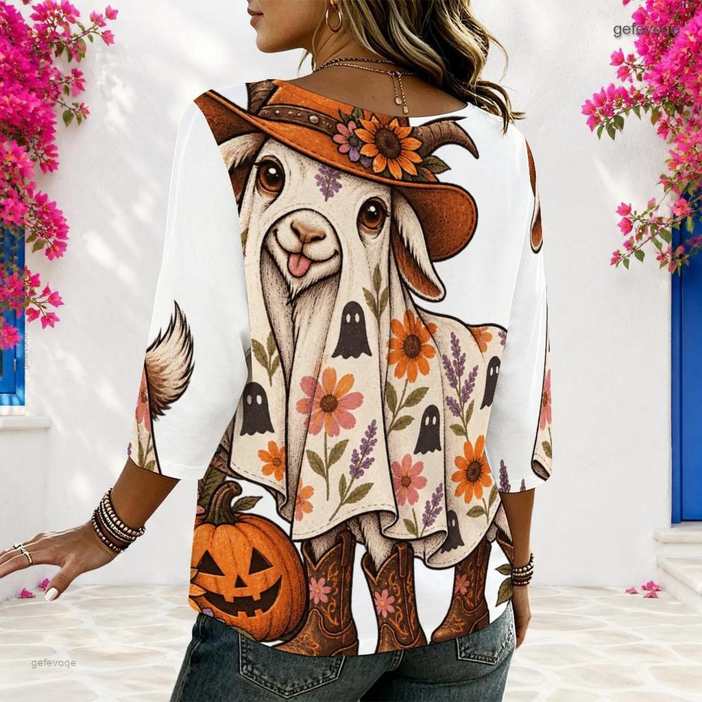 Womens Plus Size Crew Neck Half Sleeve Breathable Loose Casual Ladies Tunic Top