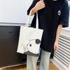 2023 Summer Canvas Tote Bag for College Students - Casual Single Shoulder Handbag