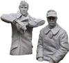 ARPO Productions 1/35 Scale Resin Kit of the 501st Heavy Tank Battalion Tiger II Radio Operator and Driver, Torso Figure (ARP35025)
