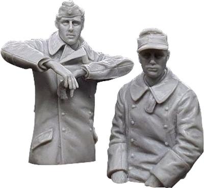 ARPO Productions 1/35 Масштабный смоляной набор 501-го батальона тяжелых танков Тигр II, Фигура торса радиста и водителя (ARP35025)
