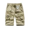 Men's Casual Color Outdoors Pocket Beach Work Trouser Cargo Shorts Pant