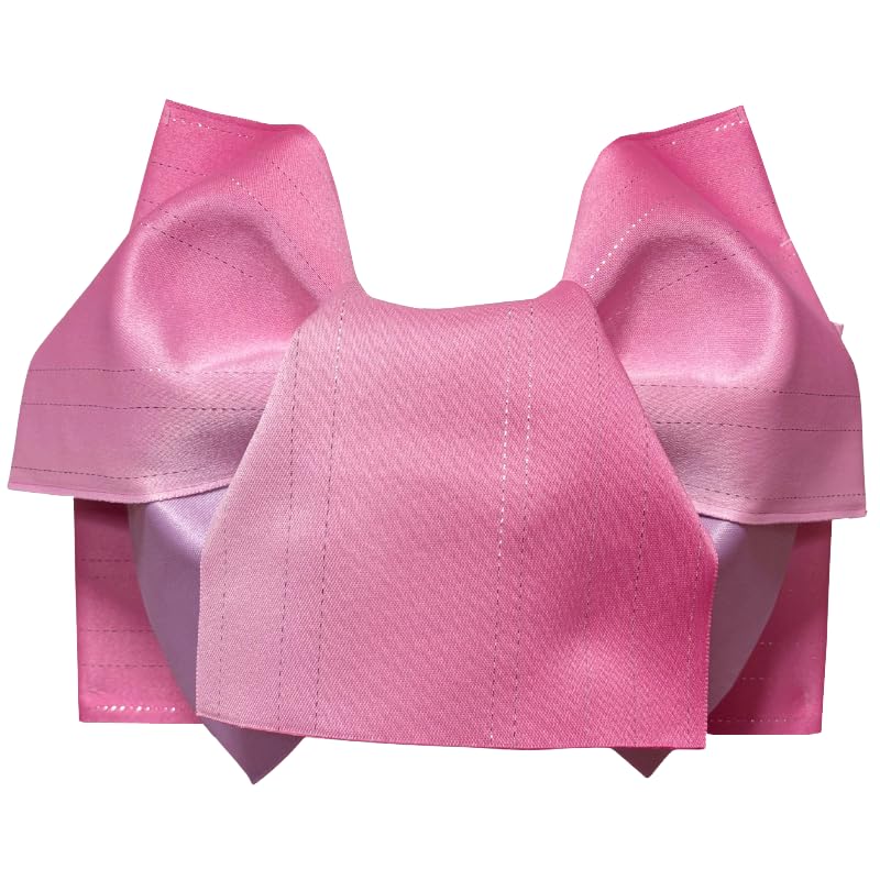Japanese-made gradient reversible glitter unique knot yukata obi pre-tied