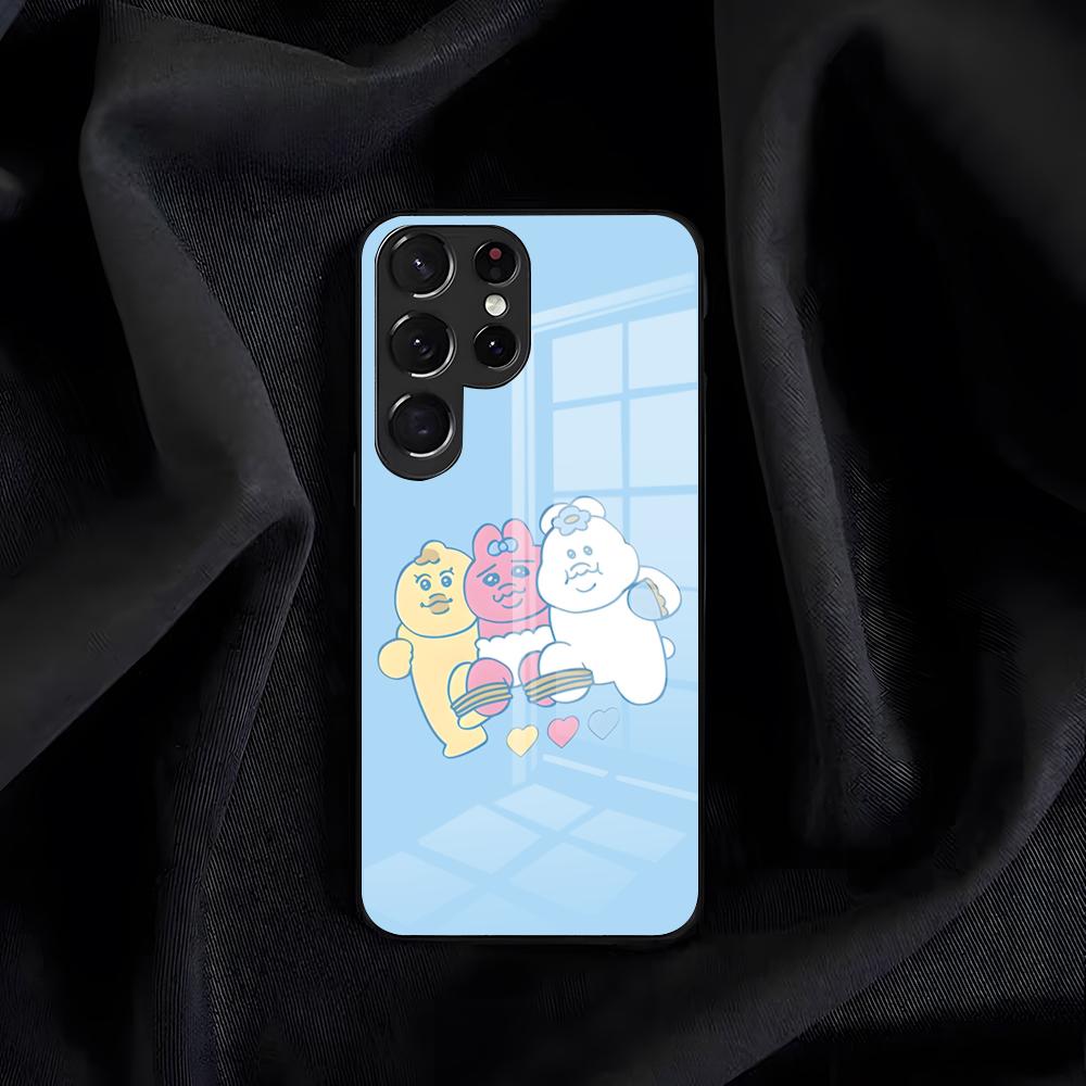 Funny Opanchu Usagi Phone Case For Samsung S26 S25 Edge S24 S23 S22 S21 S20 Ultra Plus FE Glass Cover