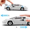 1/32 Lamborghini Countach LP5000s Сплав Модель Спортивного Автомобиля Литые Металлические Гоночные Автомобили для Трека Модель Транспортных Средств Симуляция Звук Свет Детская Игрушка Подарок