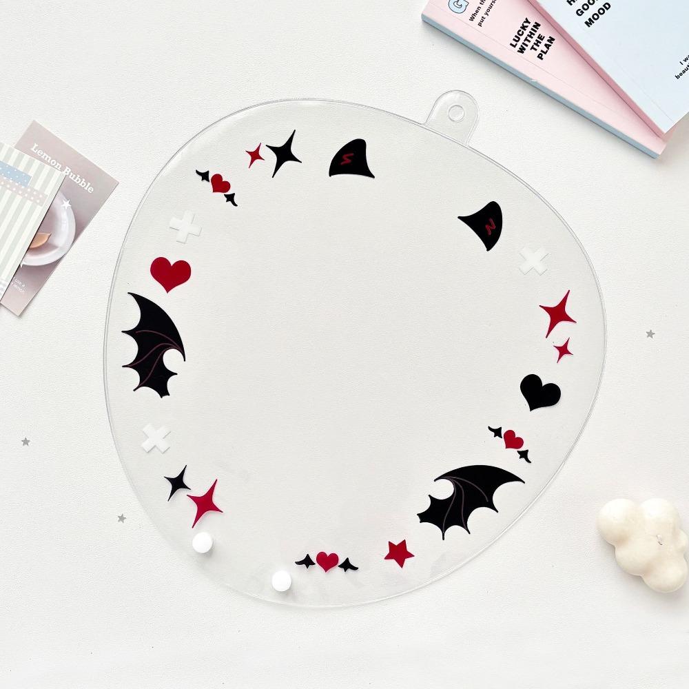 Portable Uchiwa Fan Sleeve PVC Hand Fan Protector Cover Cartoon Picket Fan Cover  Cheering Fans