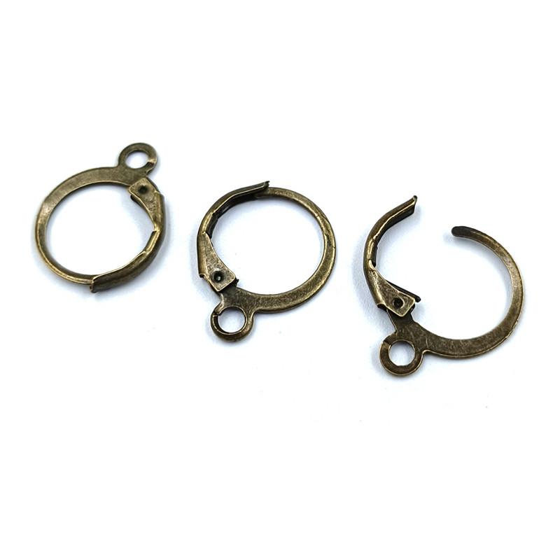 13*16 мм Новые Крючки-карабины Сплав Золотисто-Серебристый 20 Штук DIY Для Сережек Ювелирная Фурнитура Ювелирные Аксессуары