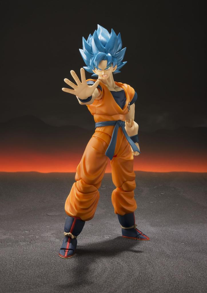TAMASHII NATIONS TAMASHII NATIONS Dragon Ball Супер Сайян Бог Супер Сайян Сон Гоку 140 мм окрашенная подвижная фигурка SHFiguarts -Super- Приблизительно. АБС и ПВХ