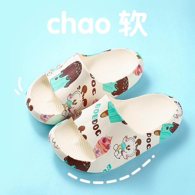 Новые детские тапочки с мягкой подошвой, летние детские домашние тапочки с героями мультфильмов