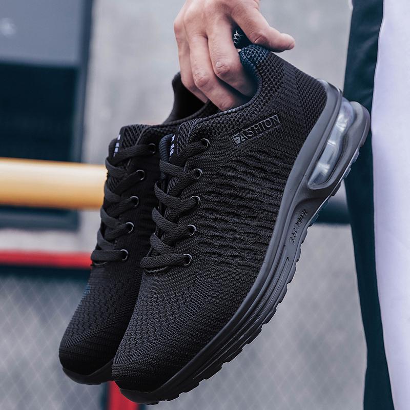 Модные мужские кроссовки, кроссовки для бега, большие размеры, повседневная модная обувь для активного отдыха, сетчатые дышащие мужские кроссовки для бега по пересеченной местности для мужчин
