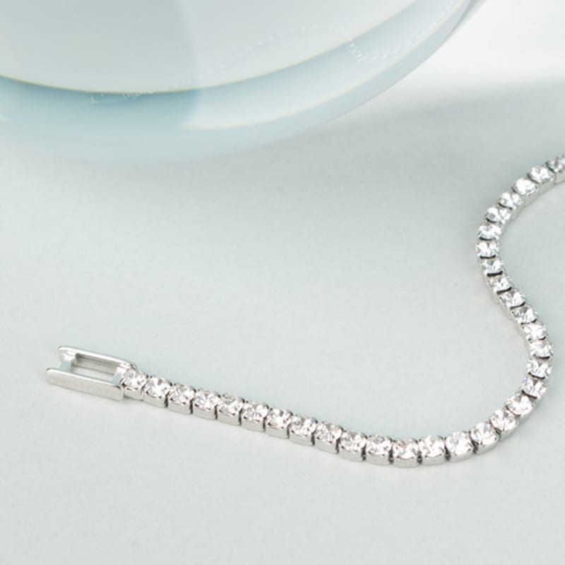 AUGUST ALICE Браслет Crystal Line_Серебряный