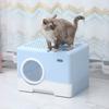 Cat Litter Box Full Semi-enclosed Top In Toilet Oversized Deodorant Cat Basin