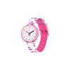 Swatch Flik Flak серия Feifei кварцевый механизм 30 метров водонепроницаемые детские швейцарские часы 31,85*35 мм белый циферблат пластиковый корпус тканевый ремешок ZFPNP095