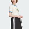 adidas Футболка Neo X Disney Alien с принтом Pixar Three-Eyed Alien и цветными блоками, женские топы Off-White IP9383
