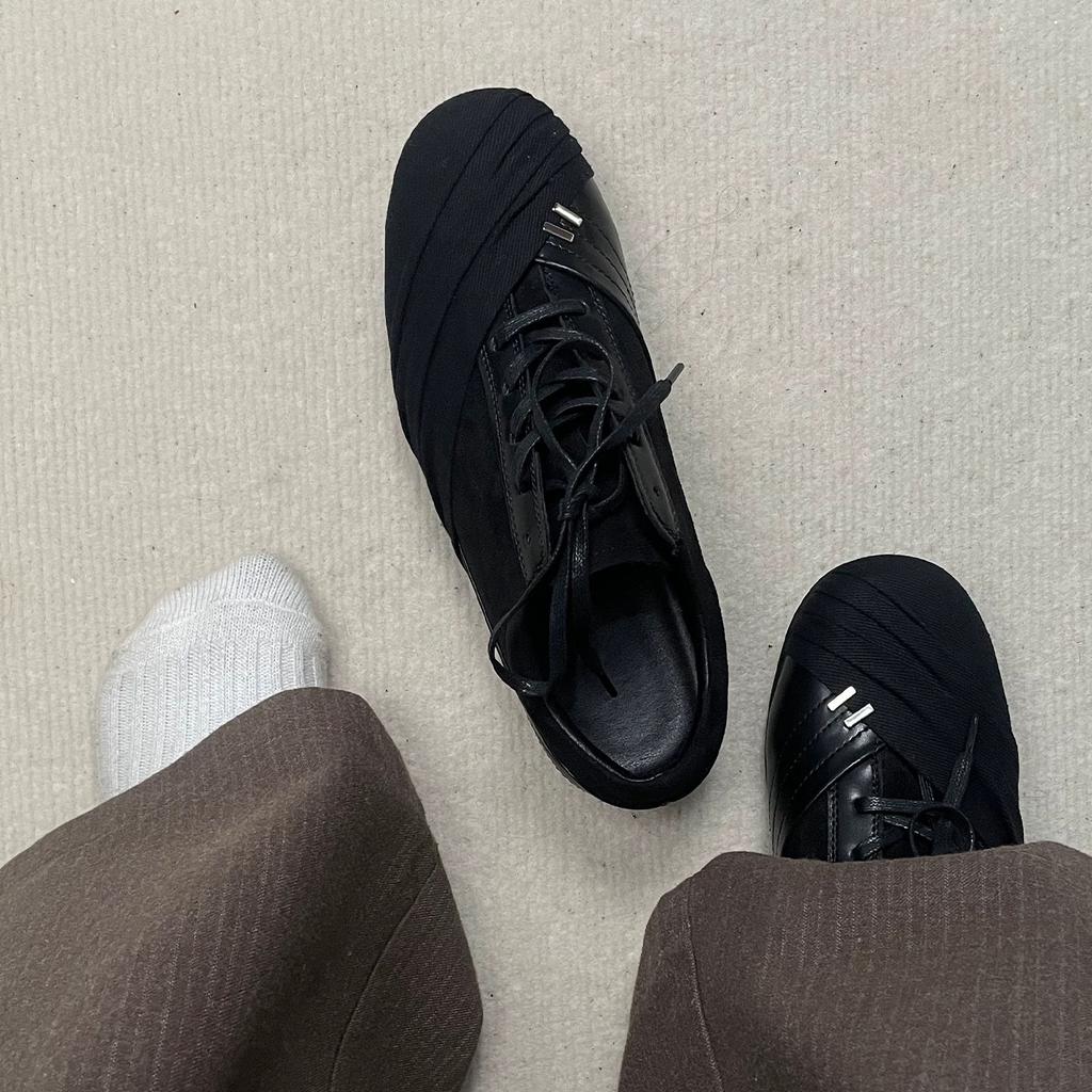 Comfortable Round Head Training Shoes Casual Shoes Men'S And Women'S Versatile Forrest Gump Shoes Sports Shoes Thin-Soled Racing Lace-Up Commuting