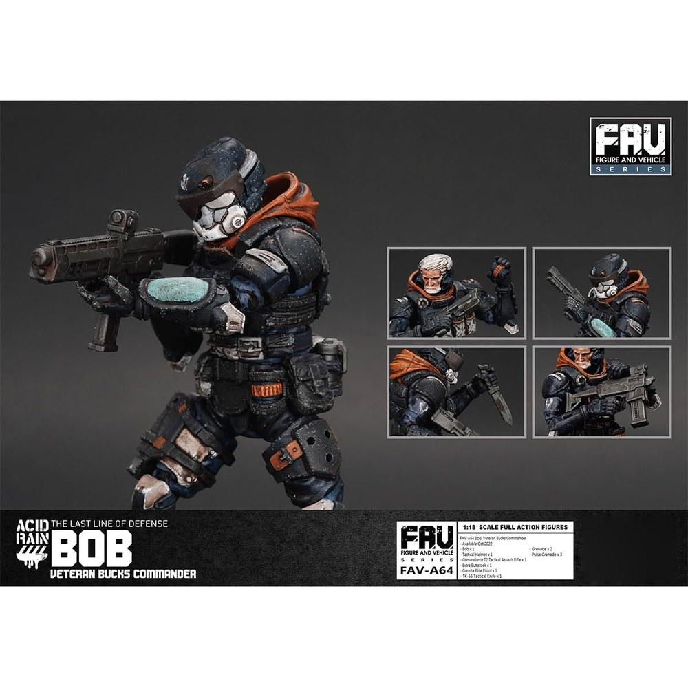 HiPlay Toy Alliance 1/18 Acid Rain FAV-A64 Bob Veteran Back Commander Movable Pre-painted Figure