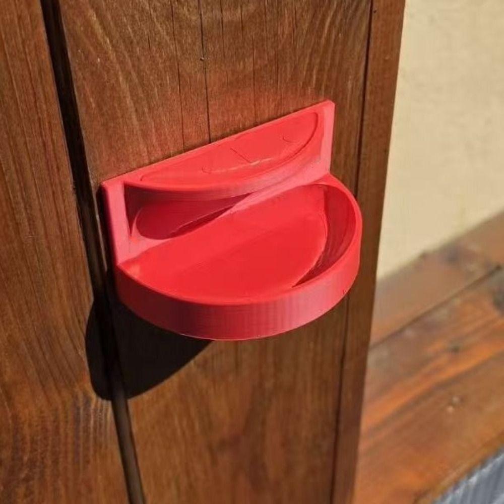 Plastic Bird Bath Water Dispenser Wall Mounted Insect Drinking Device Backyard