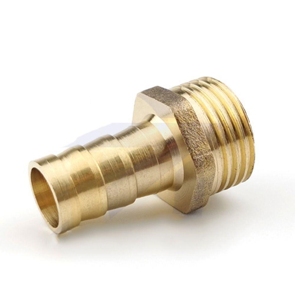 Brass Hose Barb 1/8" 1/4" 3/8" 1/2" Pipe Connector Adapter High Quality Male Threaded Joint