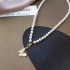 2024 Trendy Pearl Butterfly Clavicle Necklace – Luxury Niche Women's Choker Pendant