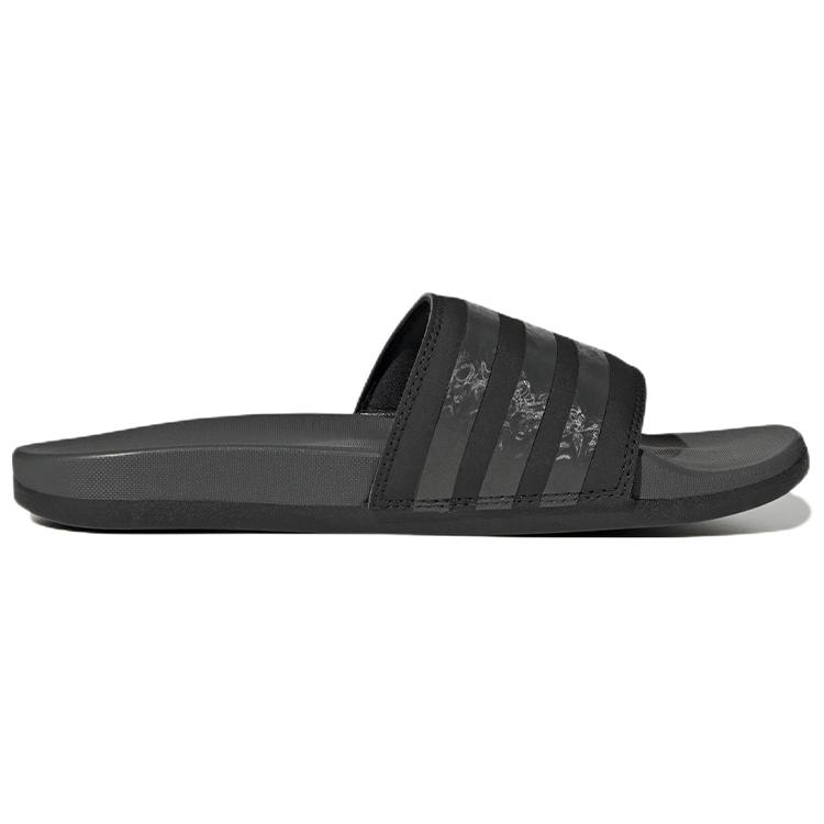 adidas Шлепанцы Adilette Comfort Черный Серый Женские GX4303