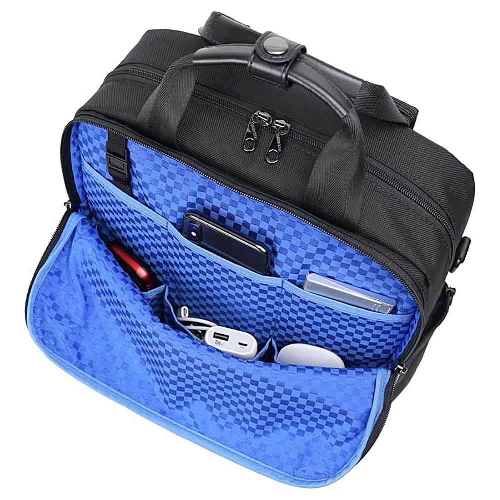 STARTTS SUV 3-ходовая деловая сумка, вертикальный портфель, сумка через плечо, рюкзак, темно-синий, SU-02-NV