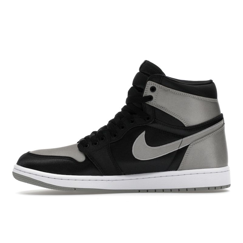 Air Jordan 1 Retro High OG Satin Shadow Черно-серые Женские Ретро Баскетбольные Кроссовки FD4810-010