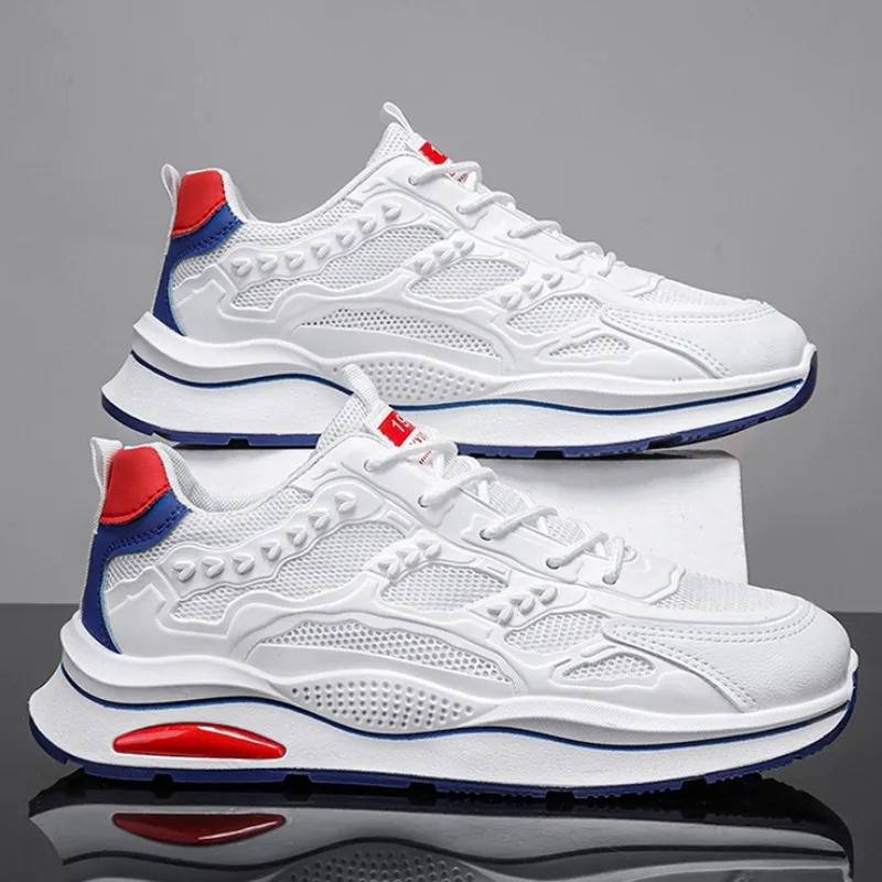 Fashion Men's Sneakers New Fashion Skateboard Shoe Outdoor Male Mesh Breathable Running Shoes for Men Sports Casual Shoes Tenis Hombres