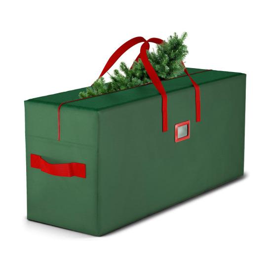 Сумка для хранения рождественской елки Yousheng с укрепленными ручками, застежкой-молнией, большой вместимостью, водонепроницаемый органайзер для хранения искусственных елок