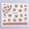 Women Beauty Santa Claus Snowflakes Decals Nail Art Stickers Water Transfer  Decoration Stickers