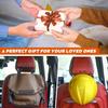 Feekoon 1 Pcs Hard Hat Holder For Truck, Hard Hat Accessories For Truck SUV Car Seat To Keep Cap Shape, Car Seat Back Organizers For Clothes Cowboy