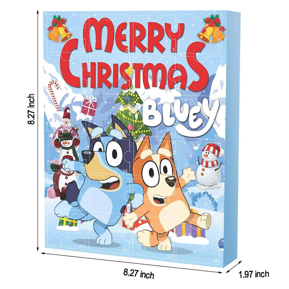 Адвент-календарь 2023 года со случайными игрушками 24 дня Рождества/Дня всех святых Календарь обратного отсчета Blind