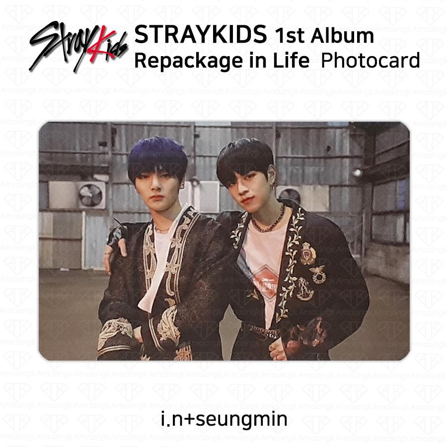 Stray Kids 1-й альбом Переиздание In Life Unit Фотокарточка Почтовая открытка KPOP K-POP