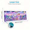 Colorful Rainbow Animal Art Color Mouse Pad Large Gaming Table Cushion Non-slip Laptop Tablet Big Mousepad XXL Mat Mini PC Playmat With Lock edge