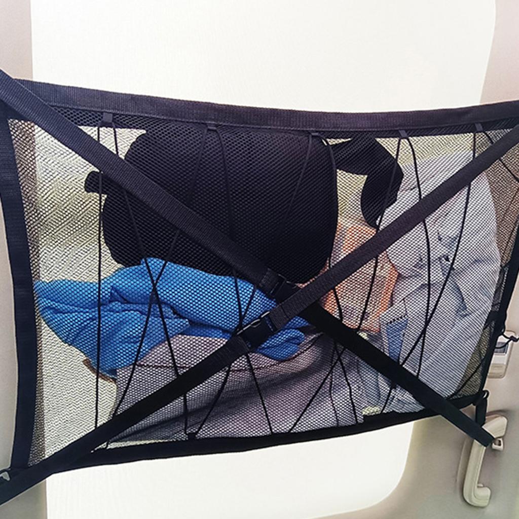 Car Roof Luggage Storage Net Cargo Net Organizer Universal Mesh Bag SUV Sedan Car Ceiling Net Pocket Interior Accessory