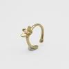 BOLDIERE Flower hoop earcuff_ E19[Gold]