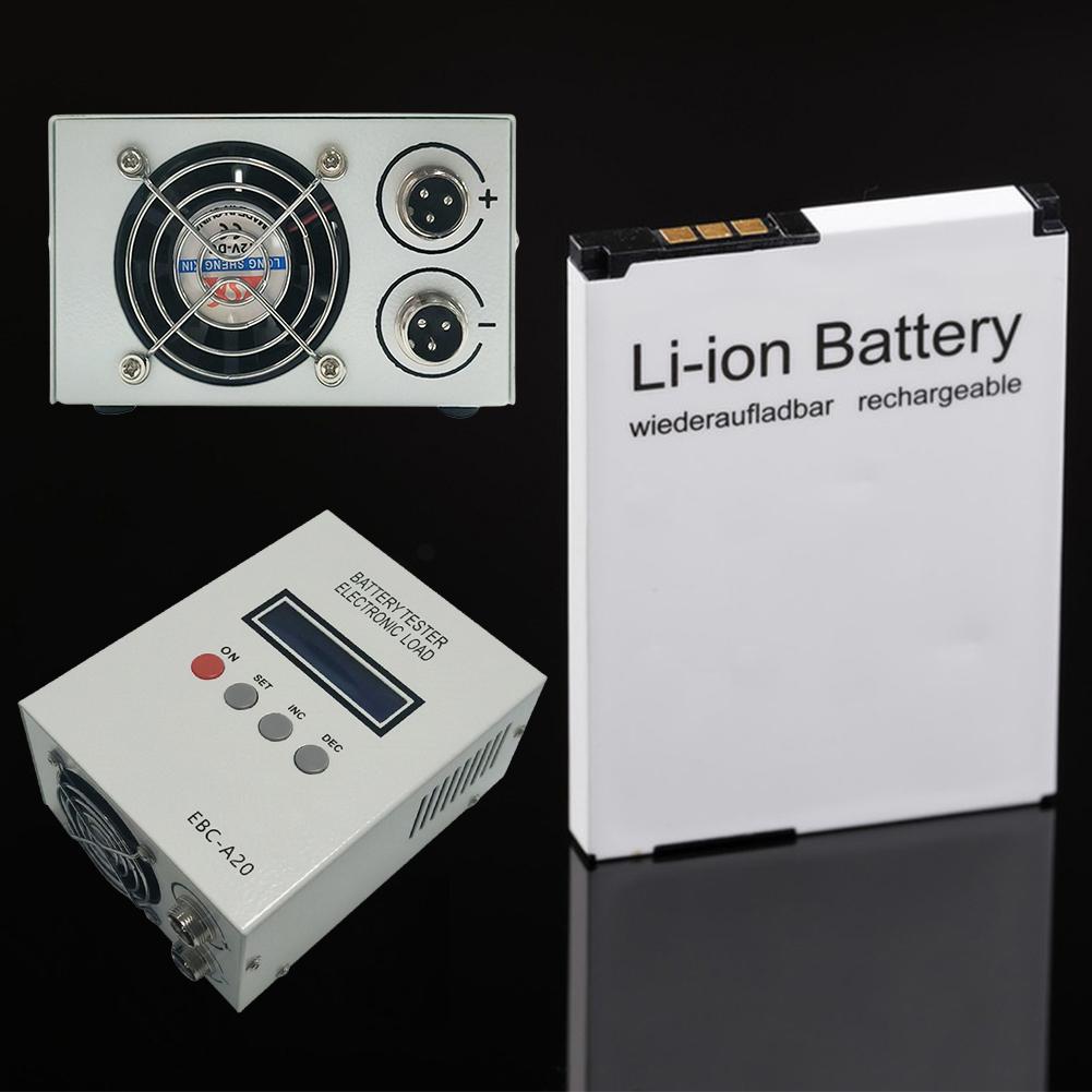 EBC-A20 Battery Power Tester 5A Charge 20A Discharge Lithium Lead-acid Battery Capacity Tester Support PC Software Control