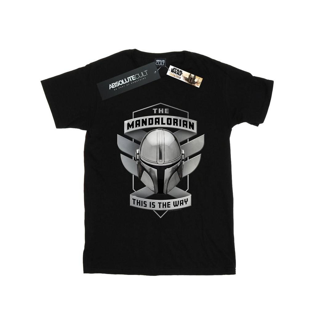 Star Wars Womens/Ladies The Mandalorian This Is The Way Mando Cotton Boyfriend T-Shirt