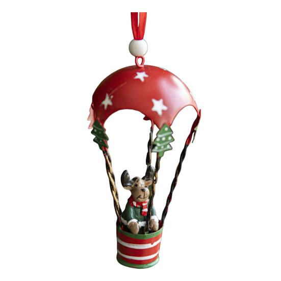 Подвеска на елку со шнурком, легко установить, расписанная вручную фигурка