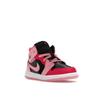 Кроссовки Air Jordan 1 Mid TD Coral Chalk Baby Pink Rush-Pink Black 640735-662