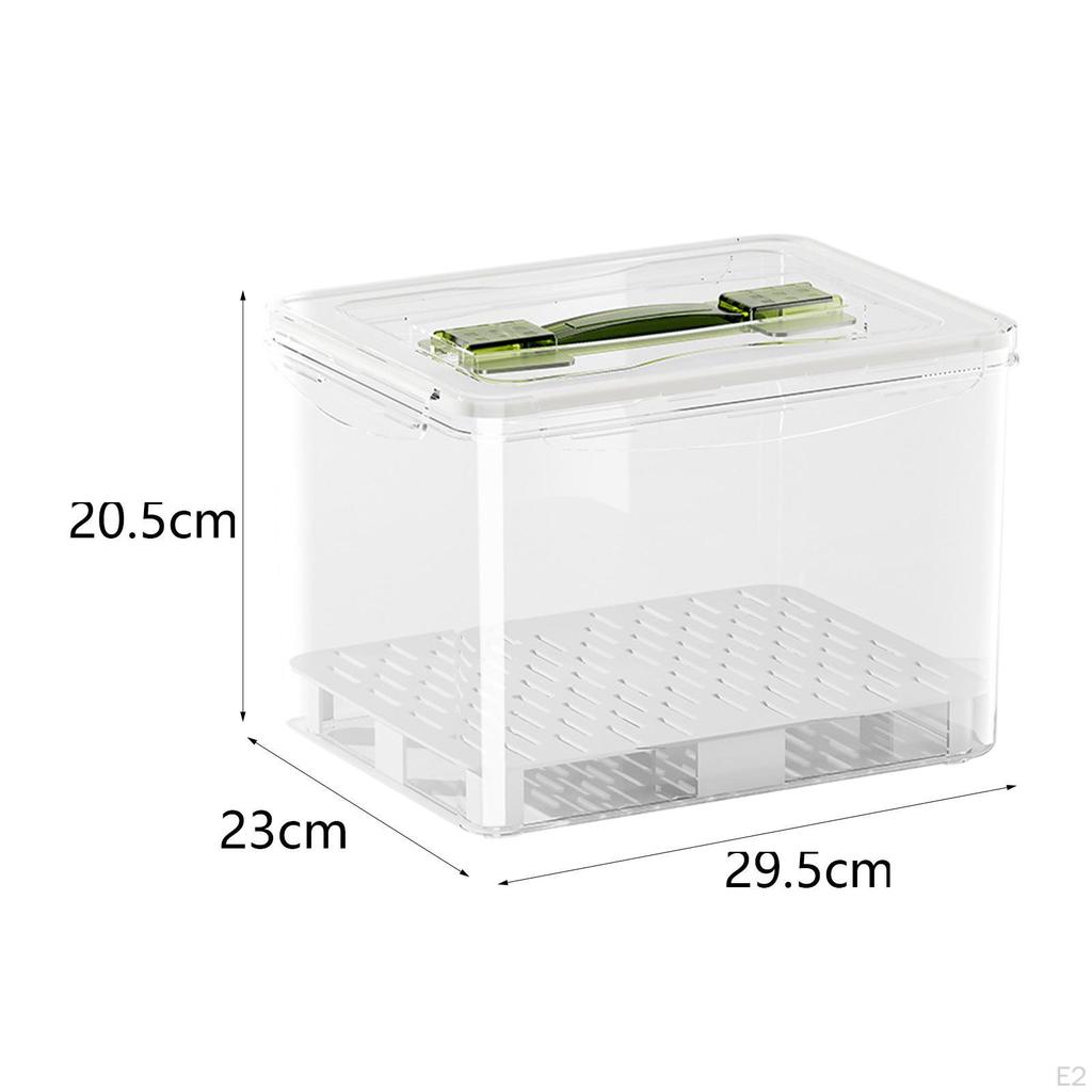 Контейнер для хранения квашеной капусты Kimchi, ящик для хранения продуктов питания, герметичные контейнеры для приготовления еды 10,5 л для салата